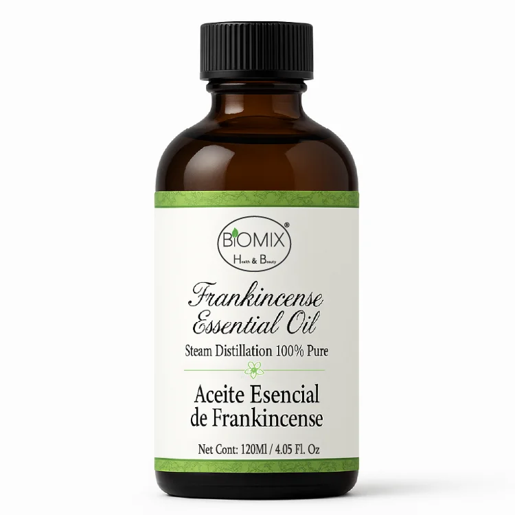 Aceite Esencial 100% Puro de Frankincense 120 ml Grado terapéutico (Boswellia carterii)