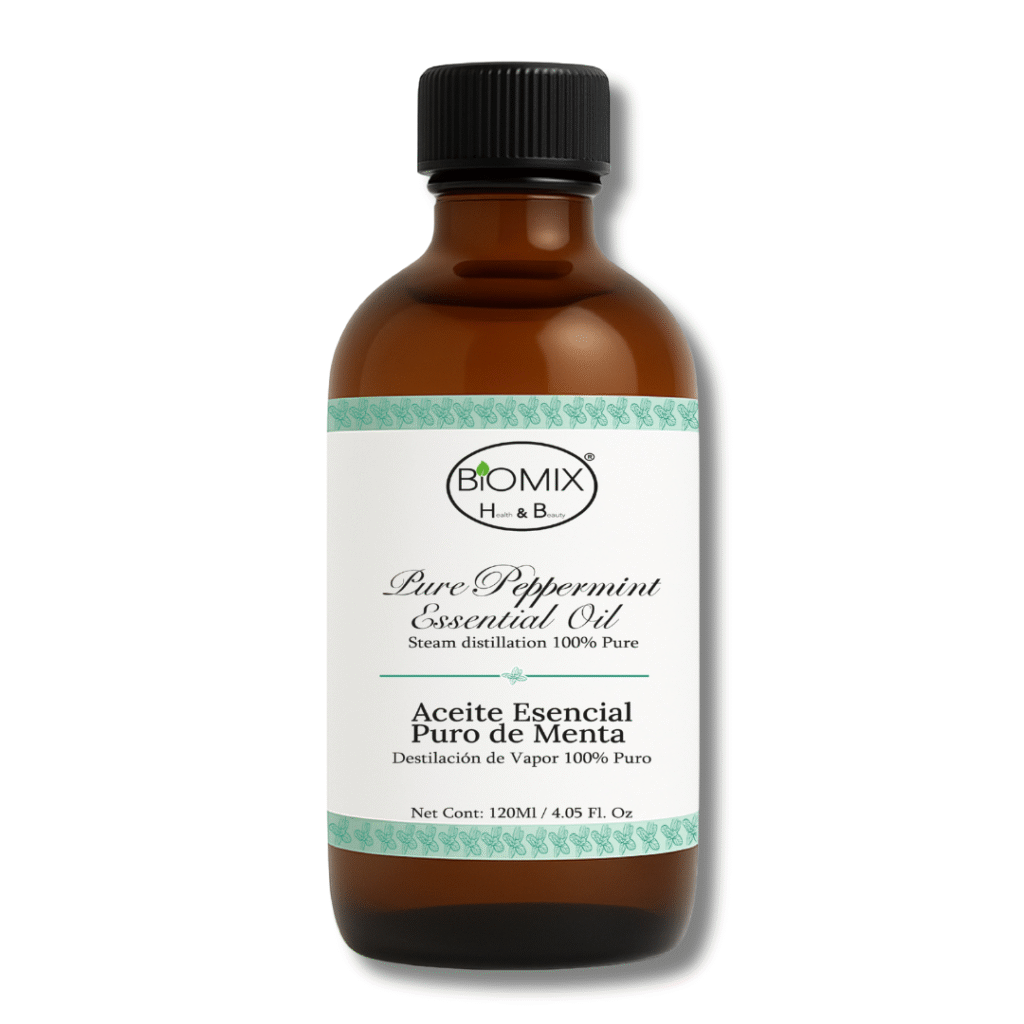 Aceite Esencial 100% Puro de Menta – Grado Alimenticio y Terapéutico 4 FL OZ / 120 ml