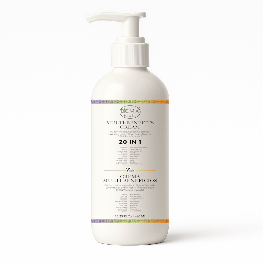 Crema 20 En 1 Para Uso Personal Y Profesional Spa, Hioloapergénica, Vegana 100% Natural Con Células Madres Vegetales, Aclarante, Antiarrugas, Anti Estrías Apta Para Aparatología Estética Cosmetología