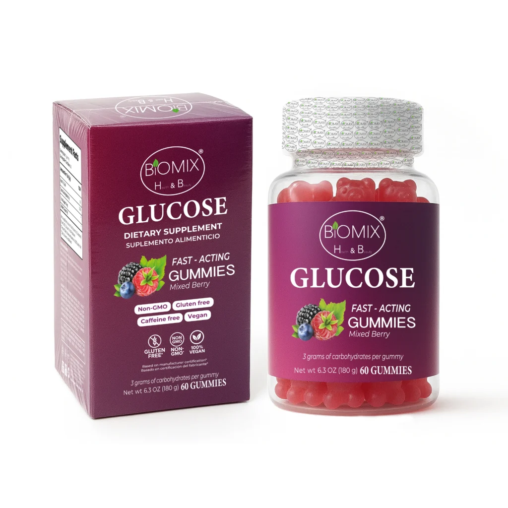 Gomitas de Glucosa de Acción Rápida Biomix Health & Beauty