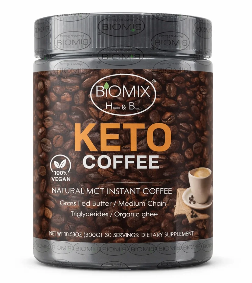 Café Keto Termogénico con MCT, Chaga, Shiitake, Reishi Sin Gluten