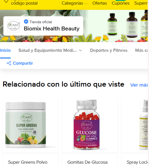 BIOMIX en Mercado Libre
